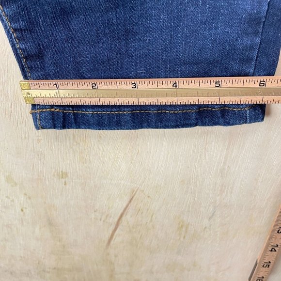 Aeropostale Skinny Jeans Sz 6 /28 Mid-Rise Dark Denim Skinny Stretch 31" Inseam - Picture 10 of 11